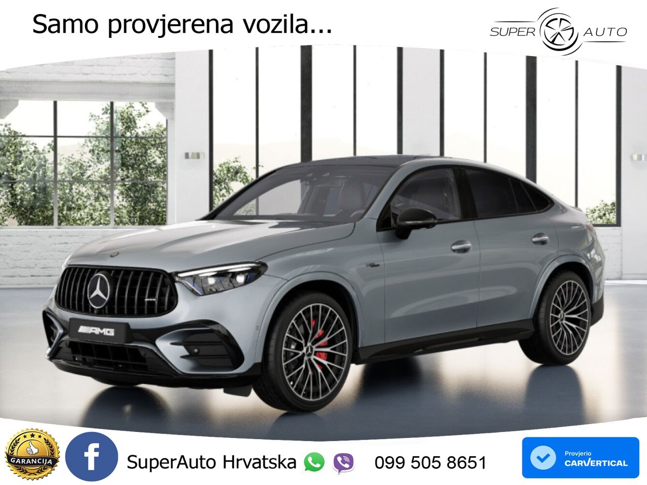 Mercedes GLC Coupe AMG GLC 43 (421 KS) 4MATIC AMG SPEEDSHIFT MCT 9G ACC+HEAD+GR SJED+360+PANO
