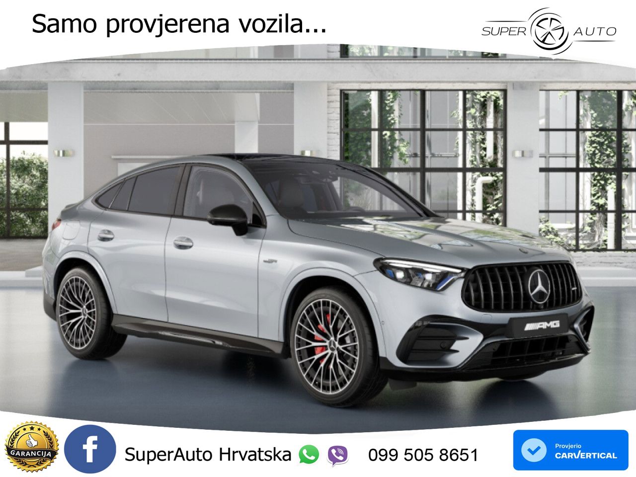 Mercedes GLC Coupe AMG GLC 43 (421 KS) 4MATIC AMG SPEEDSHIFT MCT 9G ACC+HEAD+GR SJED+360+PANO