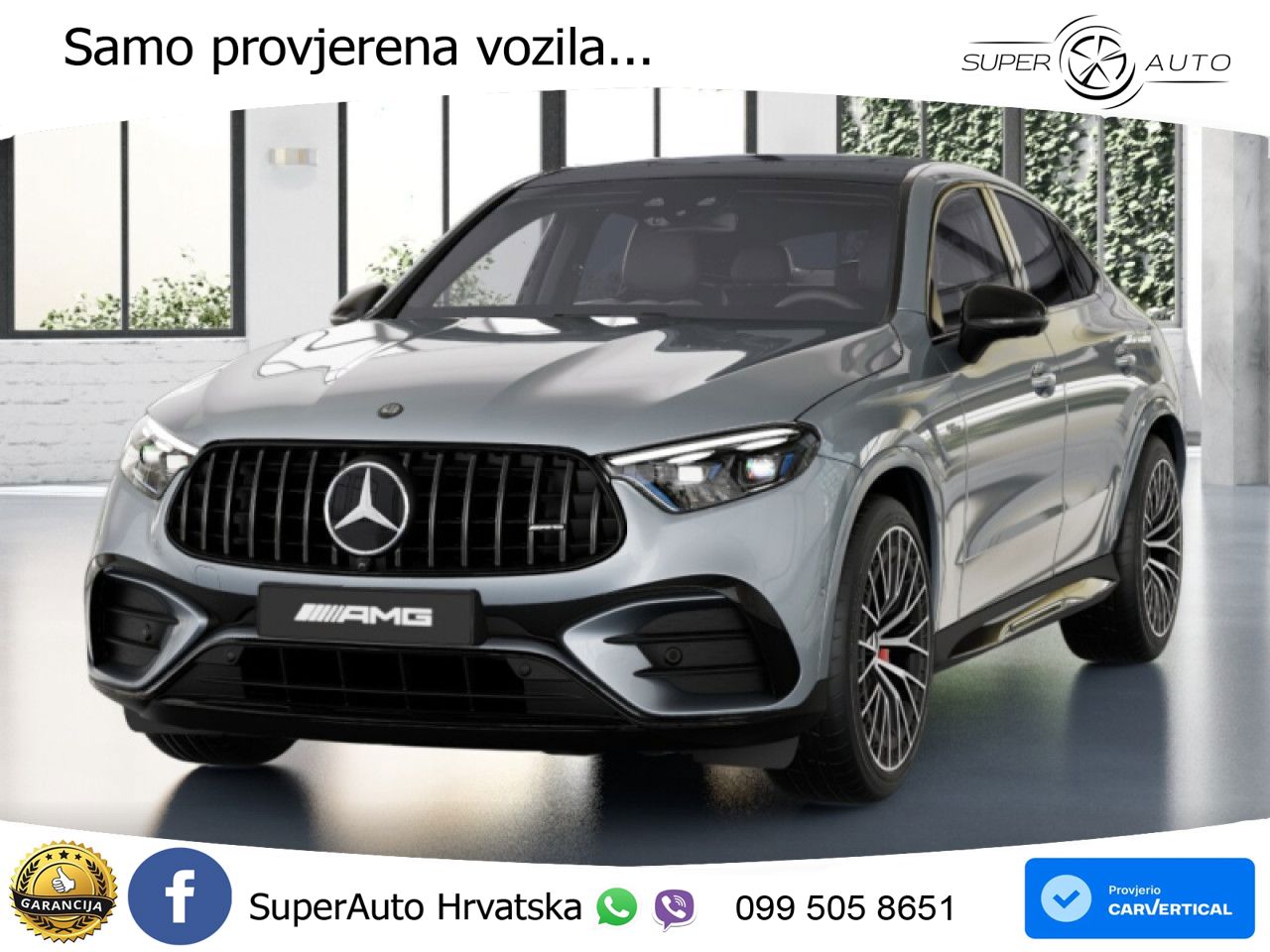 Mercedes GLC Coupe AMG GLC 43 (421 KS) 4MATIC AMG SPEEDSHIFT MCT 9G ACC+HEAD+GR SJED+360+PANO