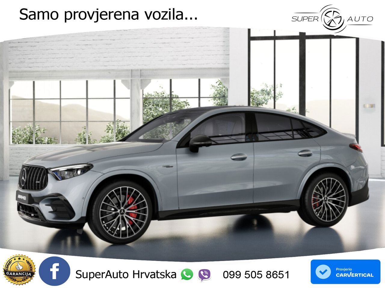 Mercedes GLC Coupe AMG GLC 43 (421 KS) 4MATIC AMG SPEEDSHIFT MCT 9G ACC+HEAD+GR SJED+360+PANO