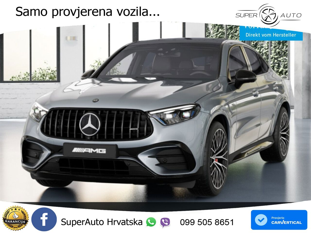 Mercedes GLC Coupe AMG GLC 43 (421 KS) 4MATIC AMG SPEEDSHIFT MCT 9G ACC+HEAD+GR SJED+360+PANO