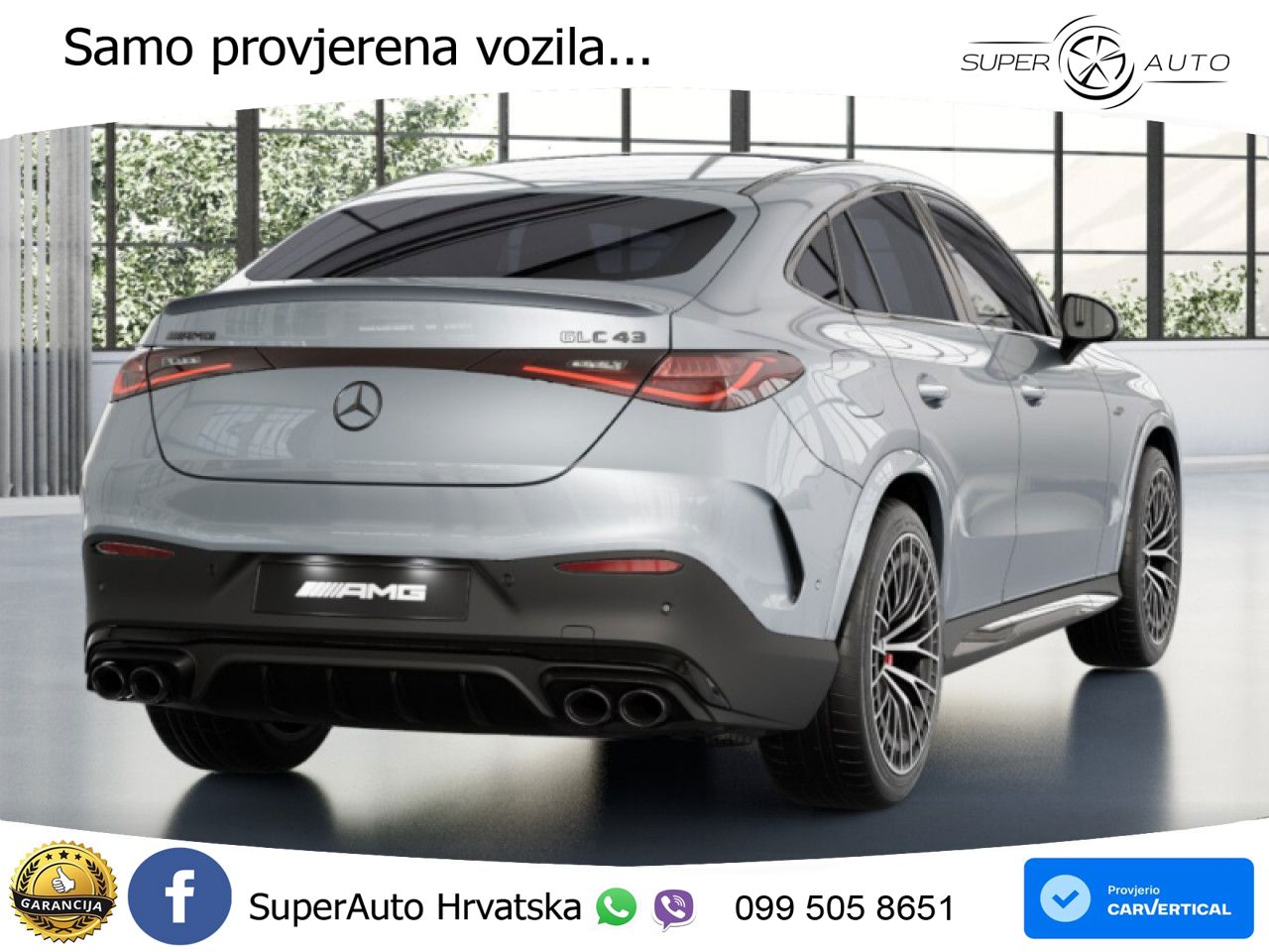 Mercedes GLC Coupe AMG GLC 43 (421 KS) 4MATIC AMG SPEEDSHIFT MCT 9G ACC+HEAD+GR SJED+360+PANO