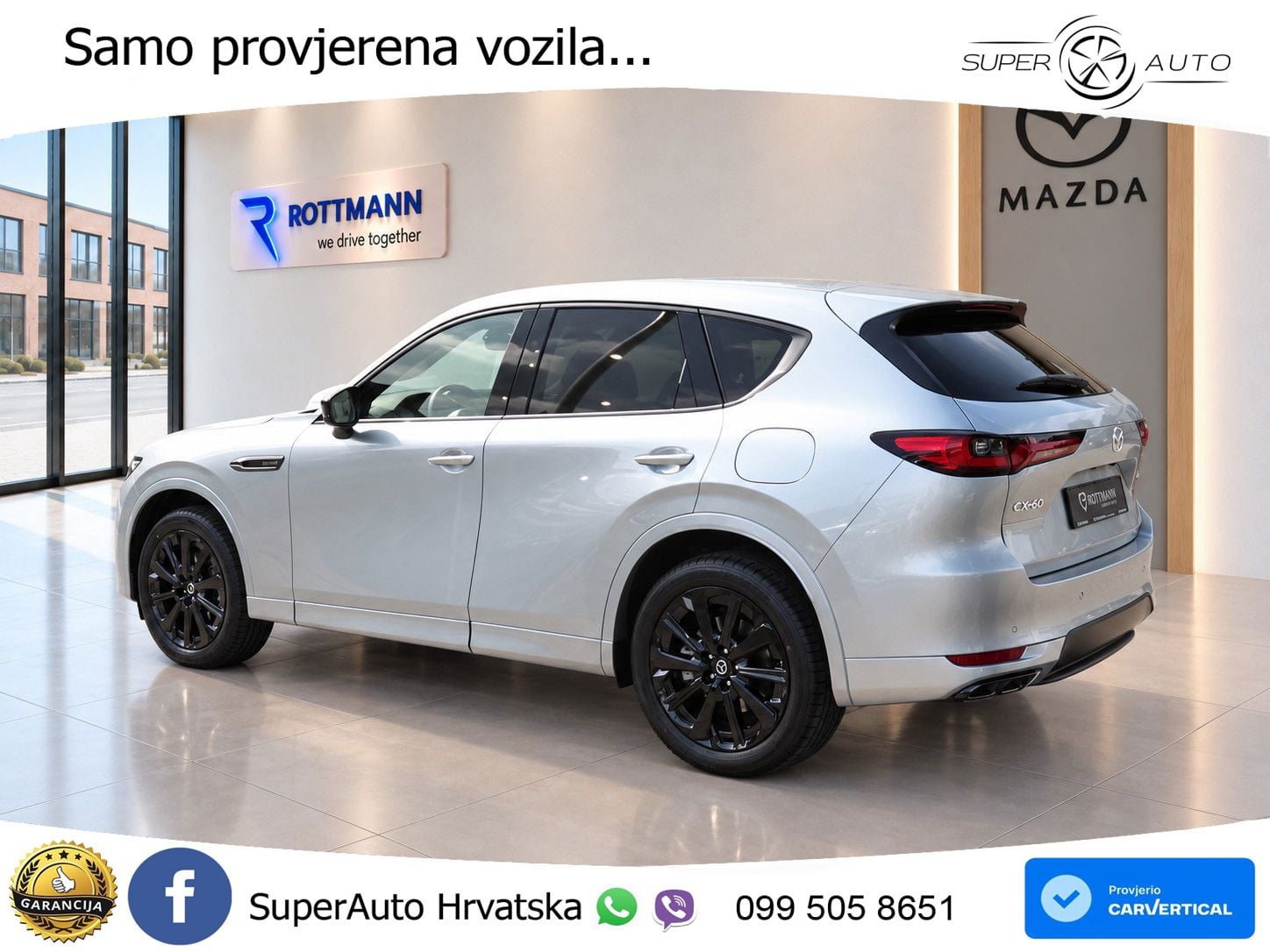 Mazda CX-60 3.3 e-Skyactiv D (200 KS) Automatic LED+GR SJED+ACC