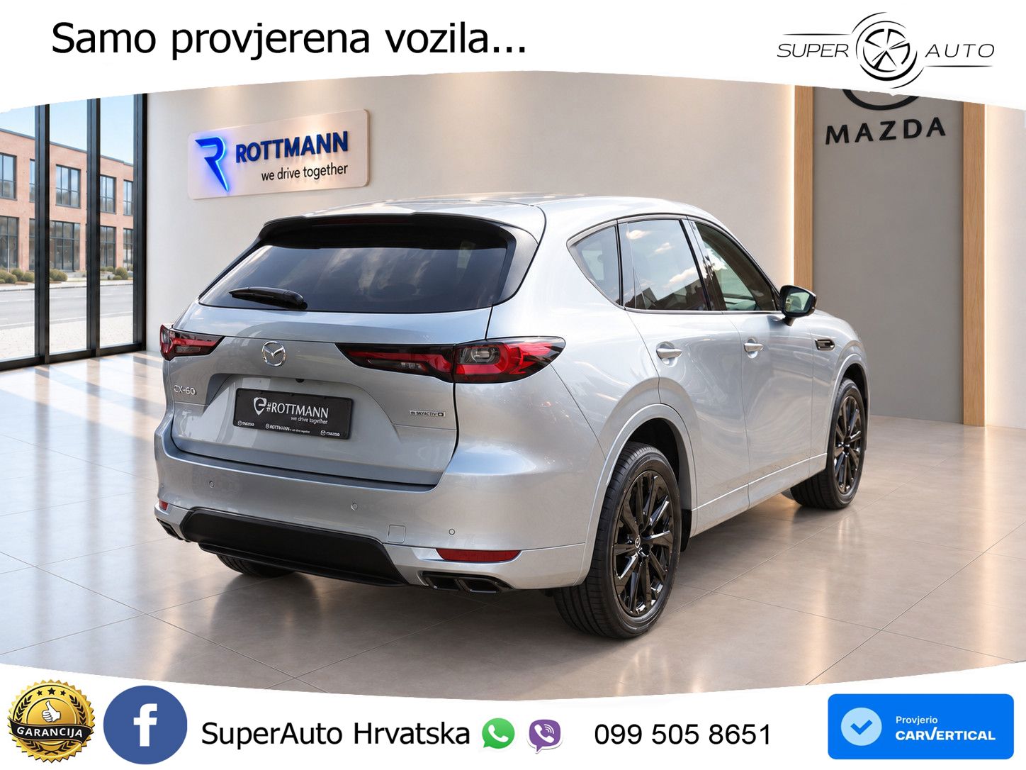 Mazda CX-60 3.3 e-Skyactiv D (200 KS) Automatic LED+GR SJED+ACC