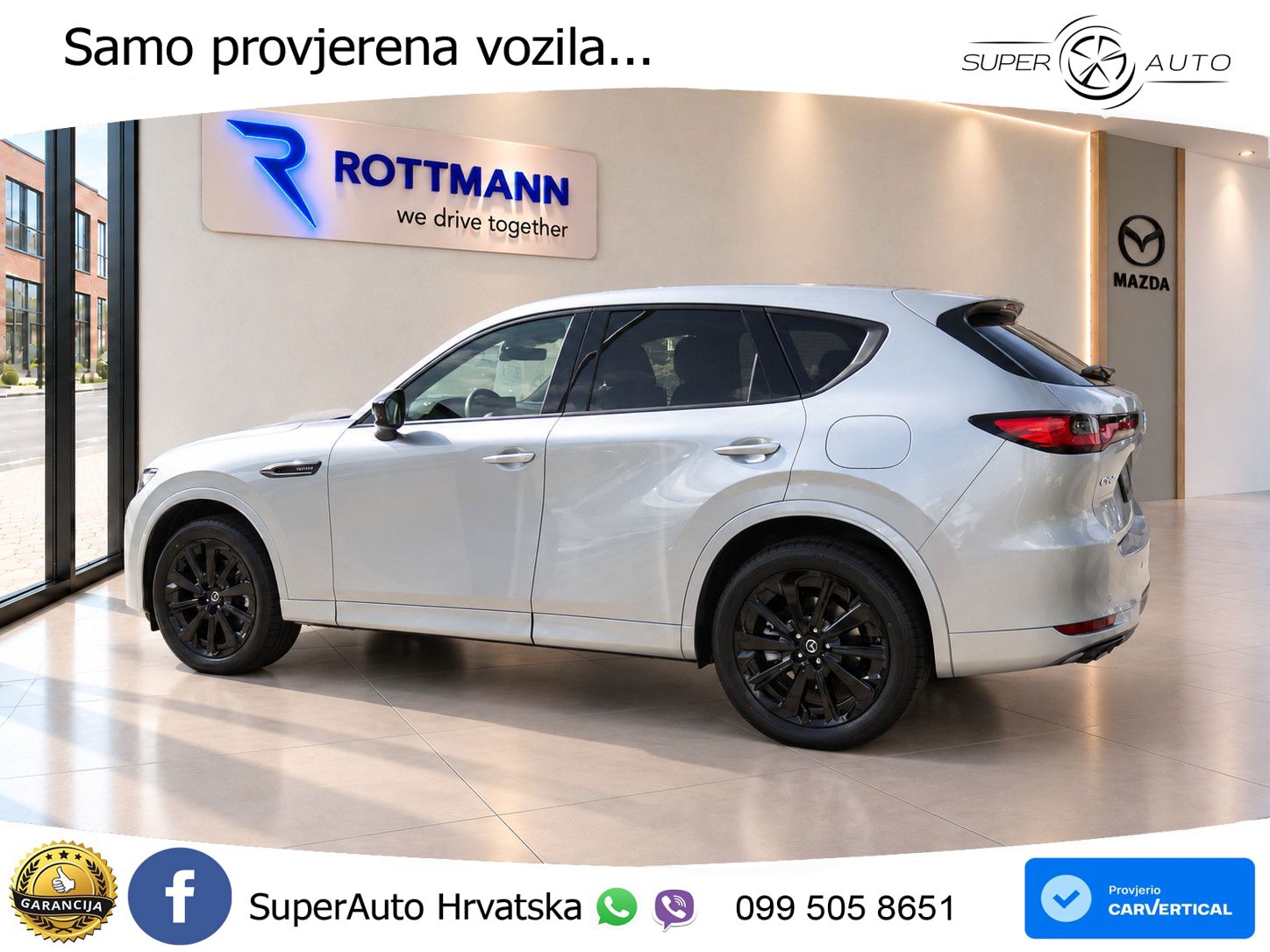 Mazda CX-60 3.3 e-Skyactiv D (200 KS) Automatic LED+GR SJED+ACC