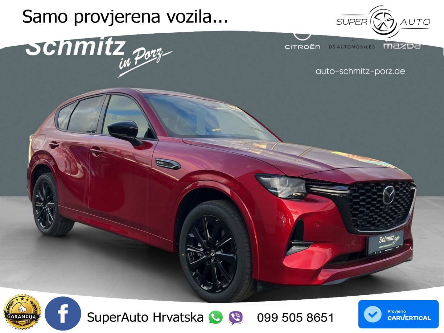 Mazda CX-60 2.5 e-Skyactiv (328 KS) AWD Automatic MATRIX+GR SJED+KAM