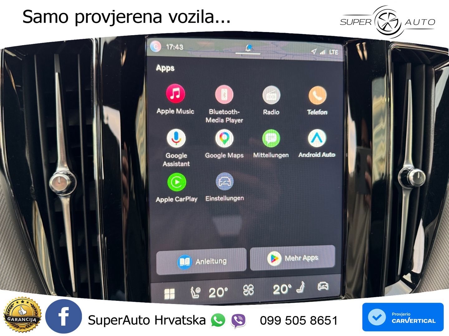 Volvo XC60 B4 Diesel FWD Geartronic LED+GR SJED+ACC