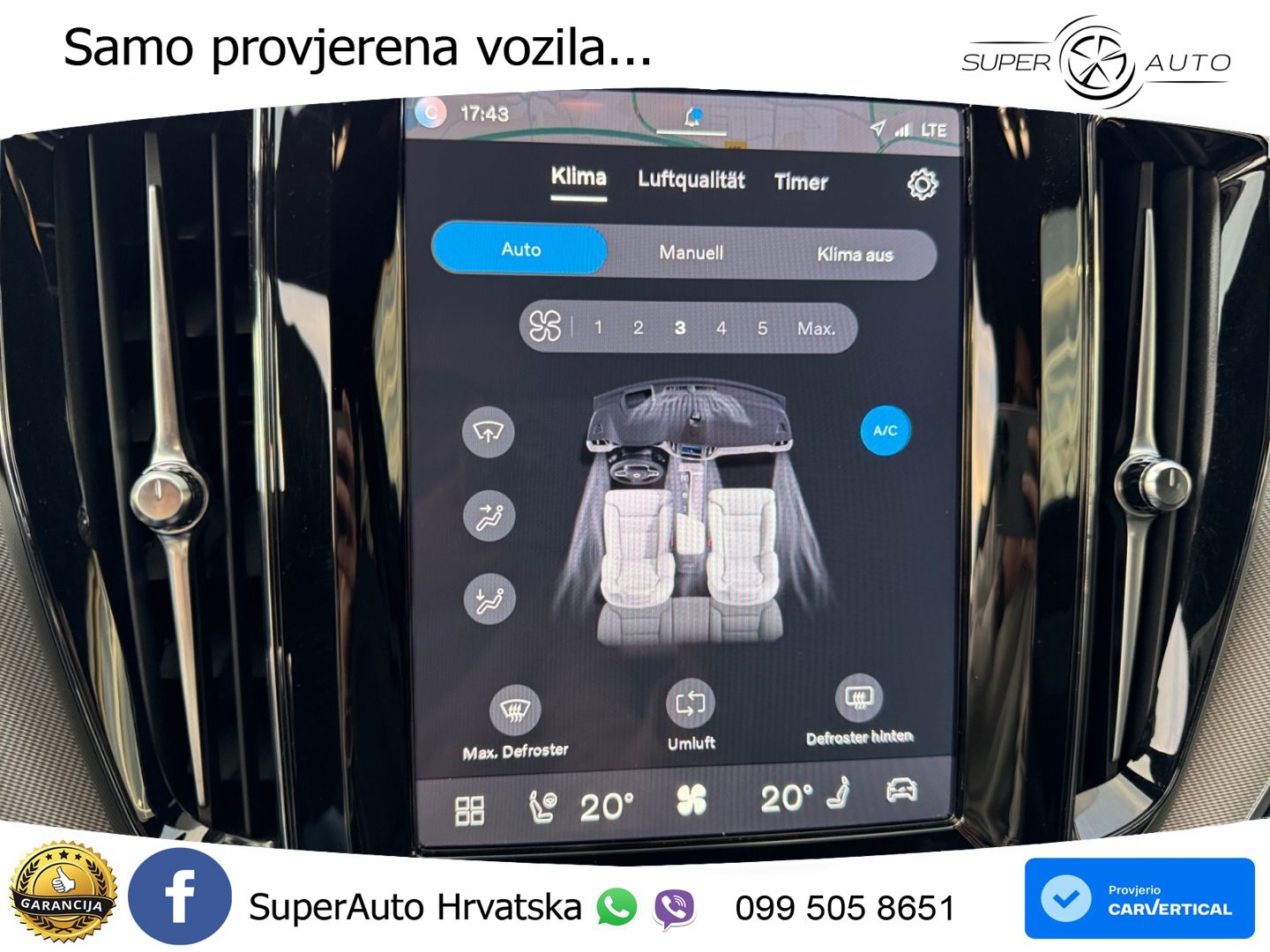 Volvo XC60 B4 Diesel FWD Geartronic LED+GR SJED+ACC
