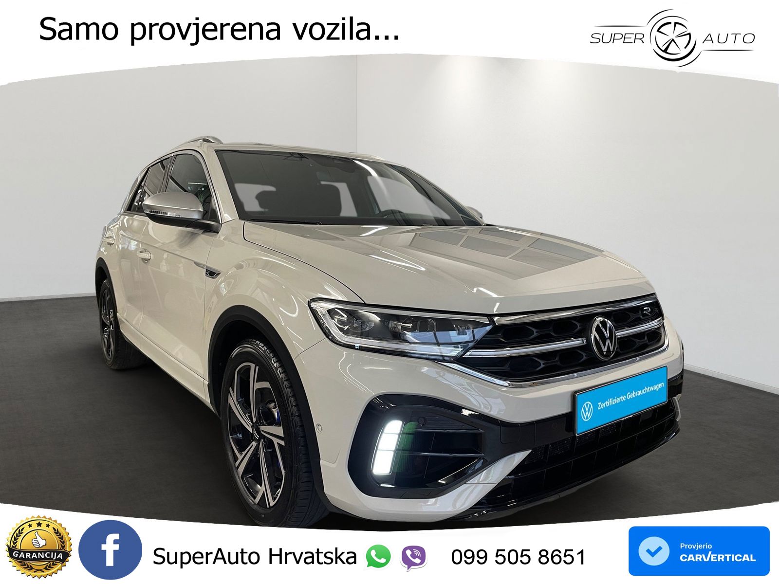 Volkswagen T-Roc I R 2.0 TSI (300 KS) OPF 4M DSG MATRIX+GR SJED+KAM