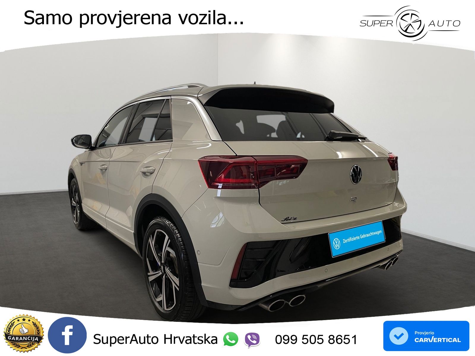 Volkswagen T-Roc I R 2.0 TSI (300 KS) OPF 4M DSG MATRIX+GR SJED+KAM