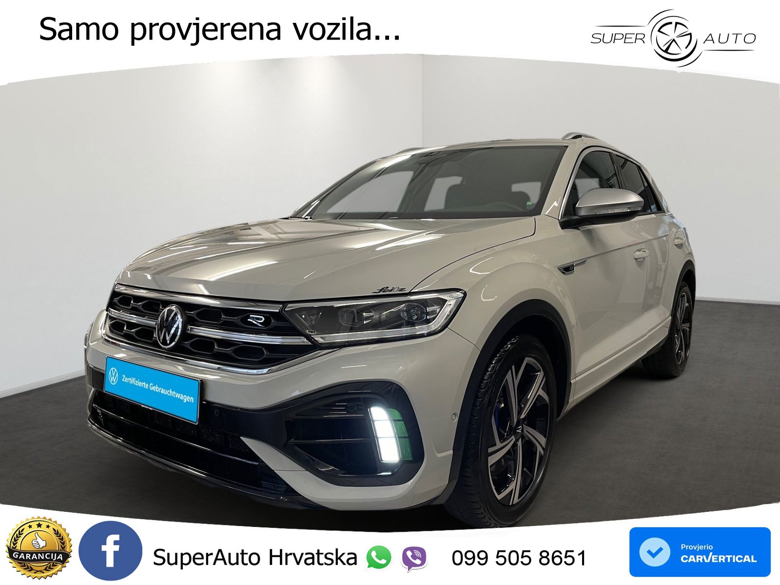 Volkswagen T-Roc I R 2.0 TSI (300 KS) OPF 4M DSG MATRIX+GR SJED+KAM