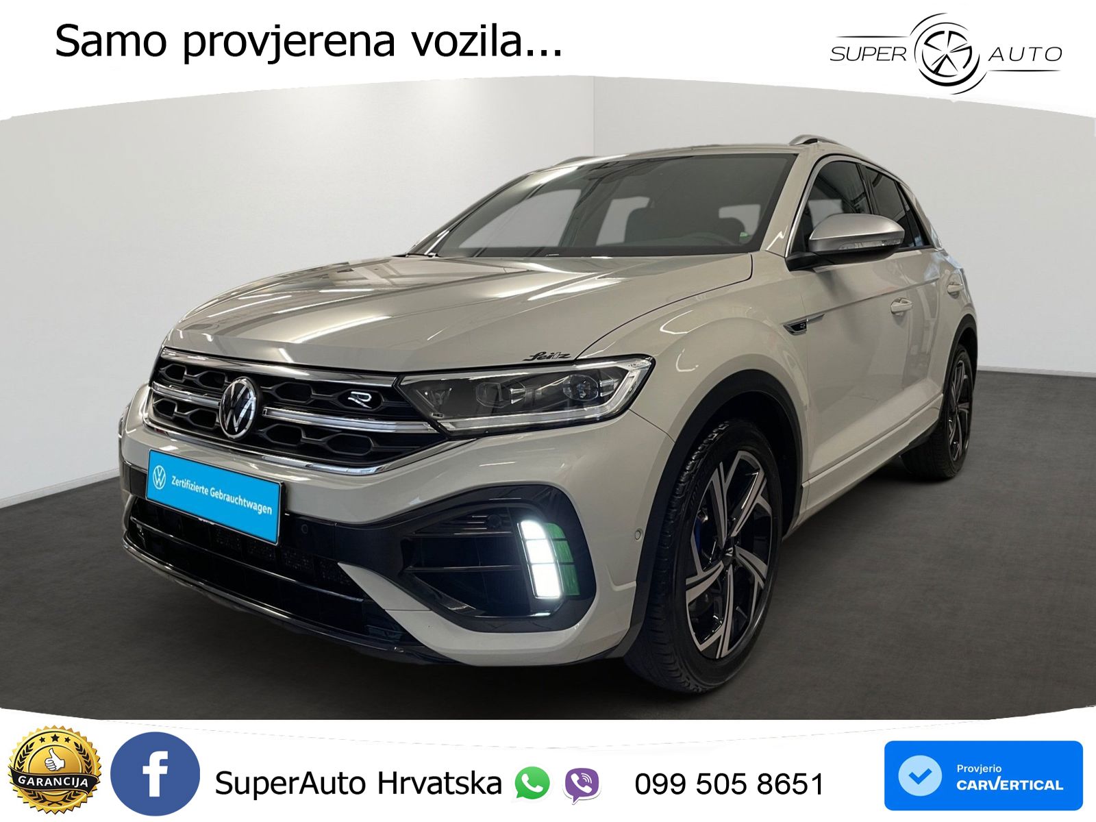Volkswagen T-Roc I R 2.0 TSI (300 KS) OPF 4M DSG MATRIX+GR SJED+KAM