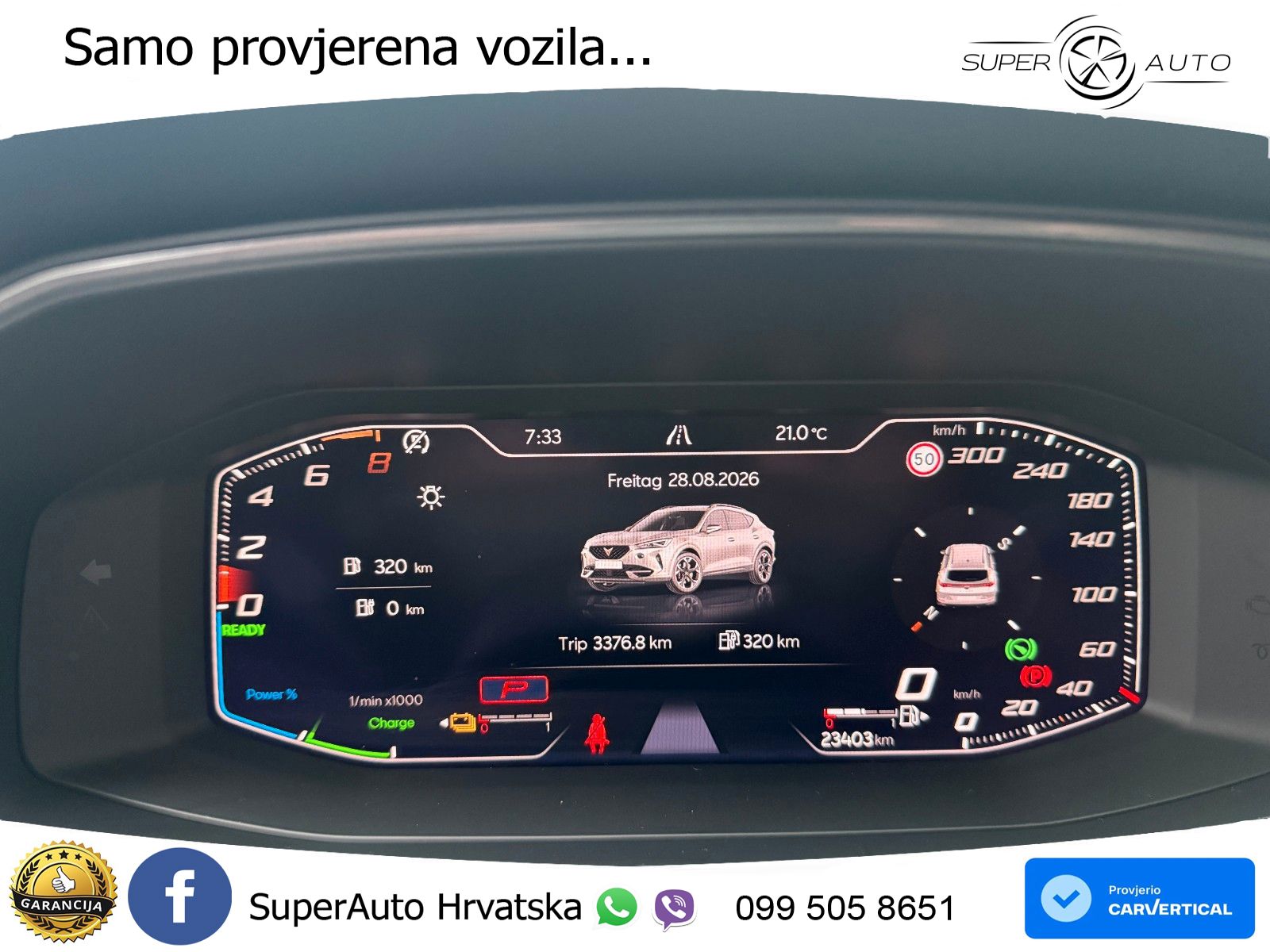 Cupra Formentor 1.4 TSI (204 KS) e-Hybrid DSG LED+GR SJED+ACC