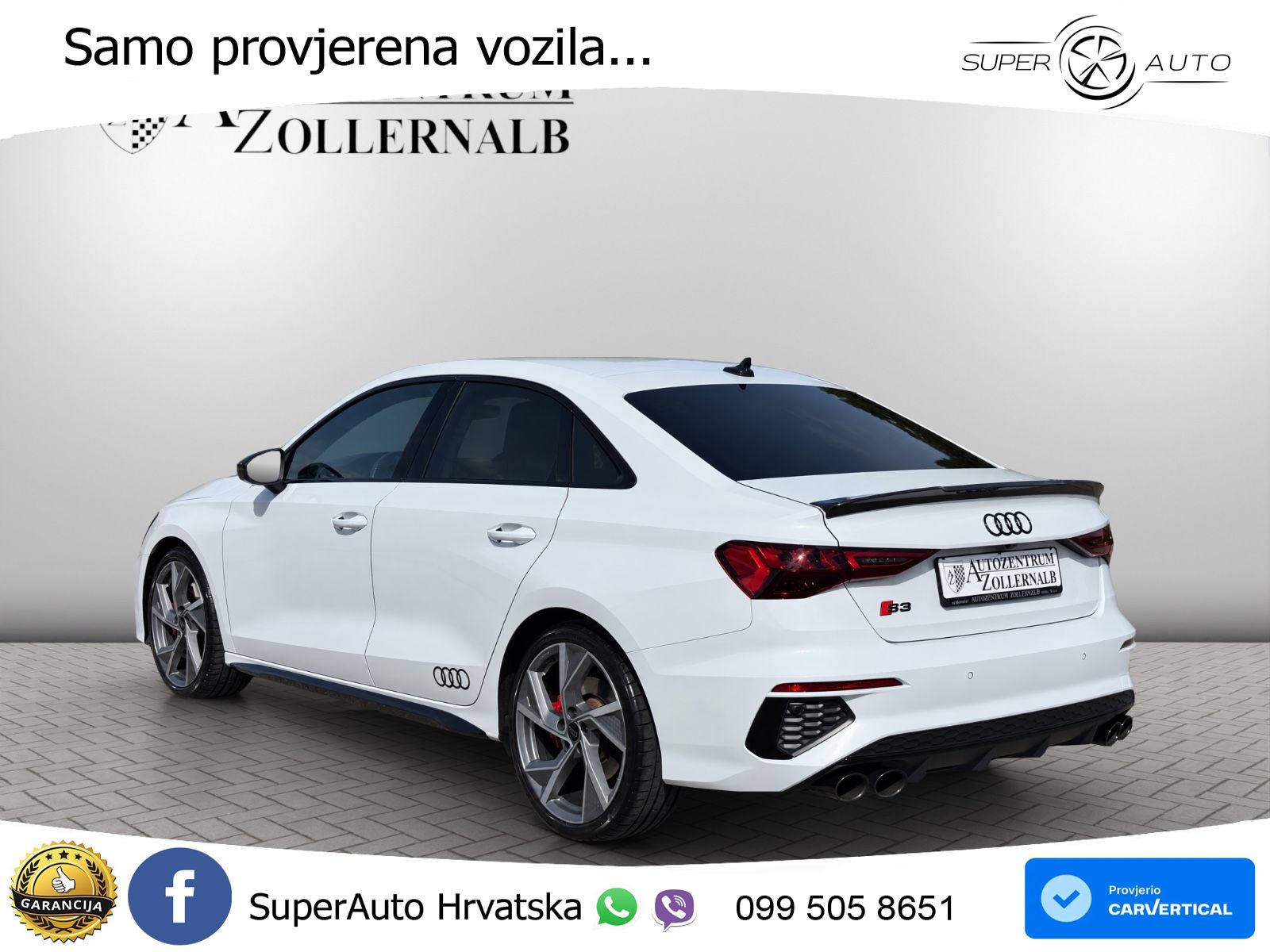Audi S3 Limuzina 2.0 TFSI (310 KS) quattro S tronic MATRIX+GR SJED+KAM