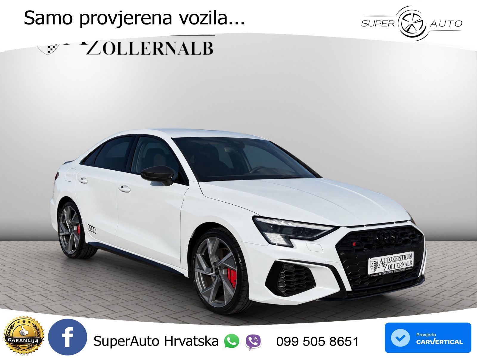 Audi S3 Limuzina 2.0 TFSI (310 KS) quattro S tronic MATRIX+GR SJED+KAM