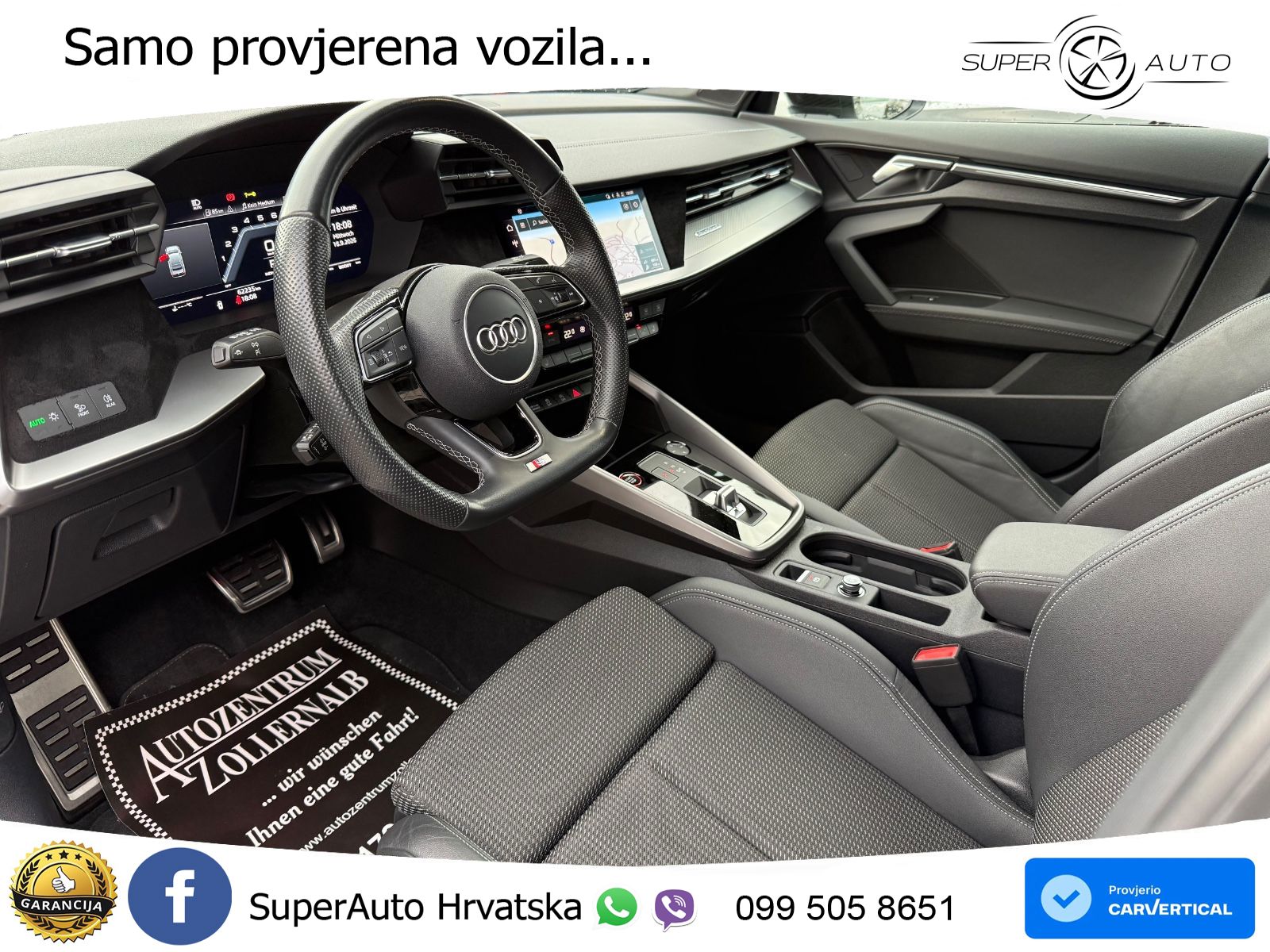 Audi S3 Limuzina 2.0 TFSI (310 KS) quattro S tronic MATRIX+GR SJED+KAM