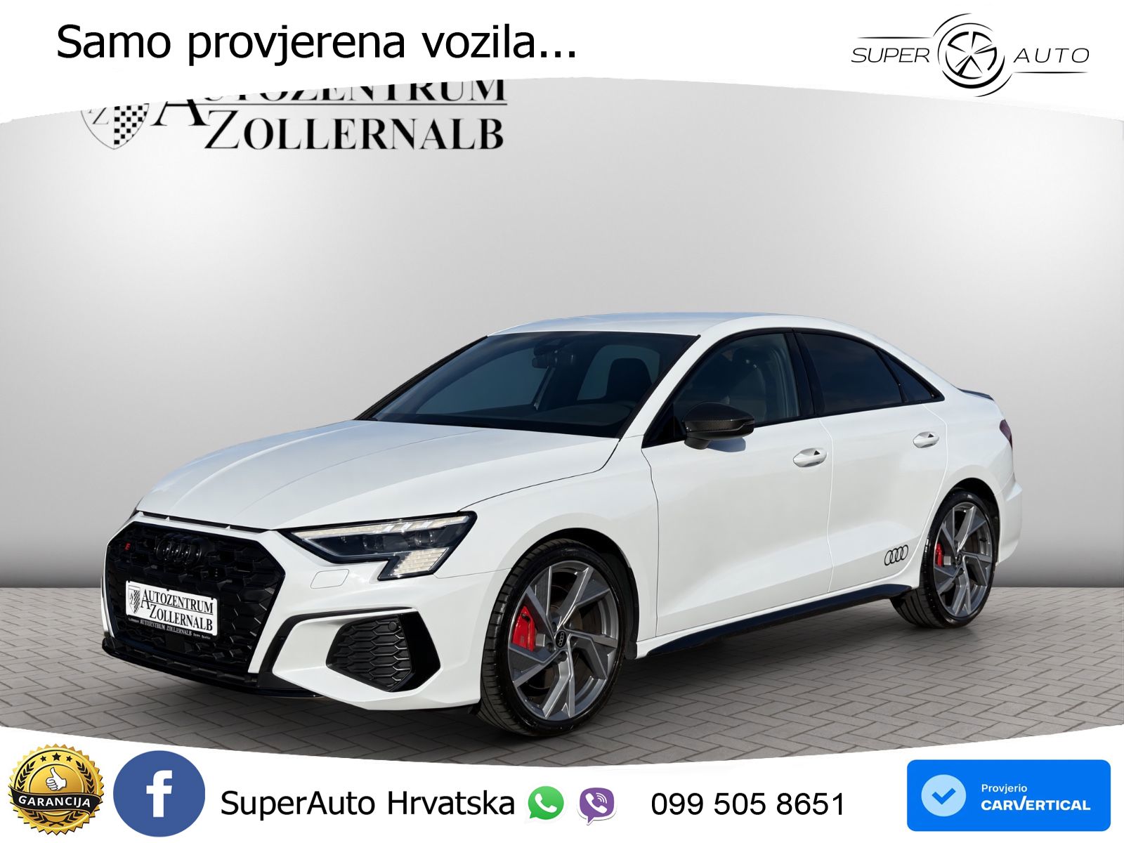 Audi S3 Limuzina 2.0 TFSI (310 KS) quattro S tronic MATRIX+GR SJED+KAM