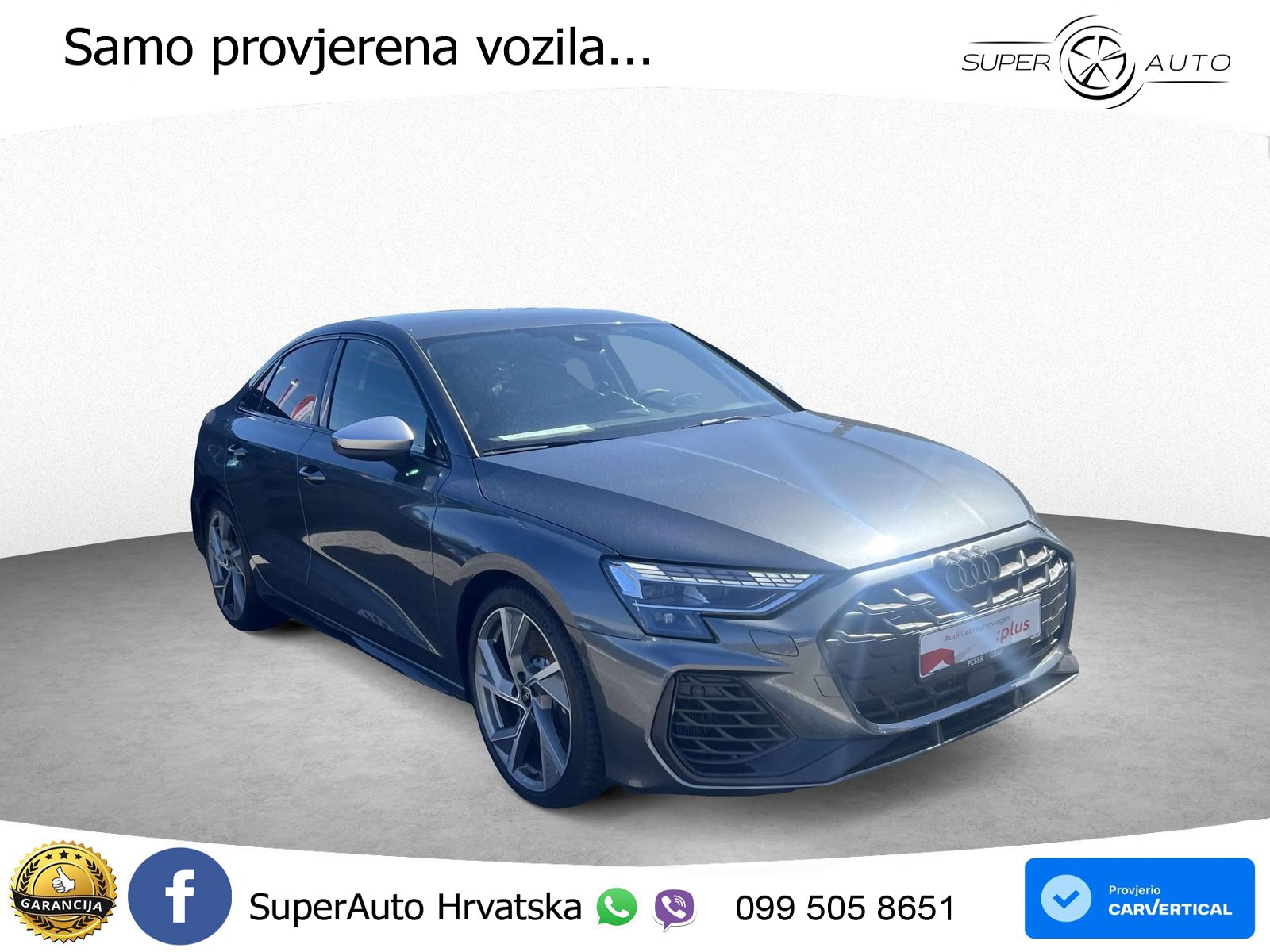 Audi S3 Limuzina 2.0 TFSI (333 KS) quattro S tronic LED+GR SJED+ACC