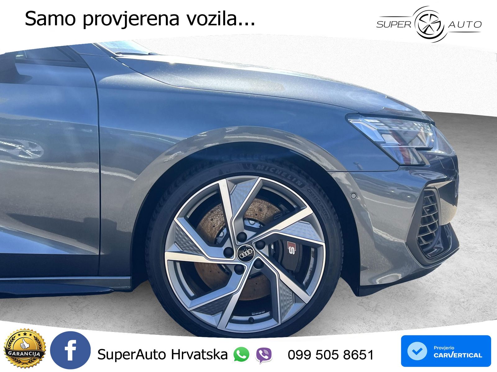 Audi S3 Limuzina 2.0 TFSI (333 KS) quattro S tronic LED+GR SJED+ACC
