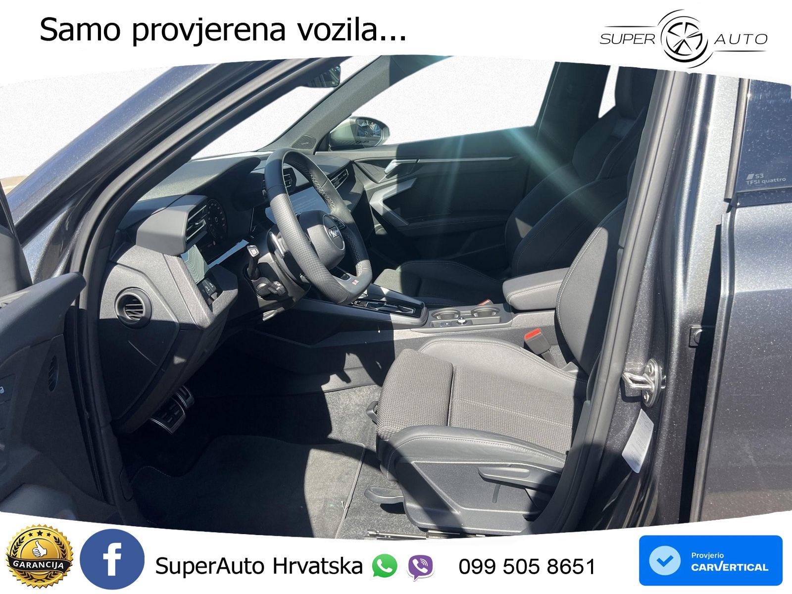Audi S3 Limuzina 2.0 TFSI (333 KS) quattro S tronic LED+GR SJED+ACC