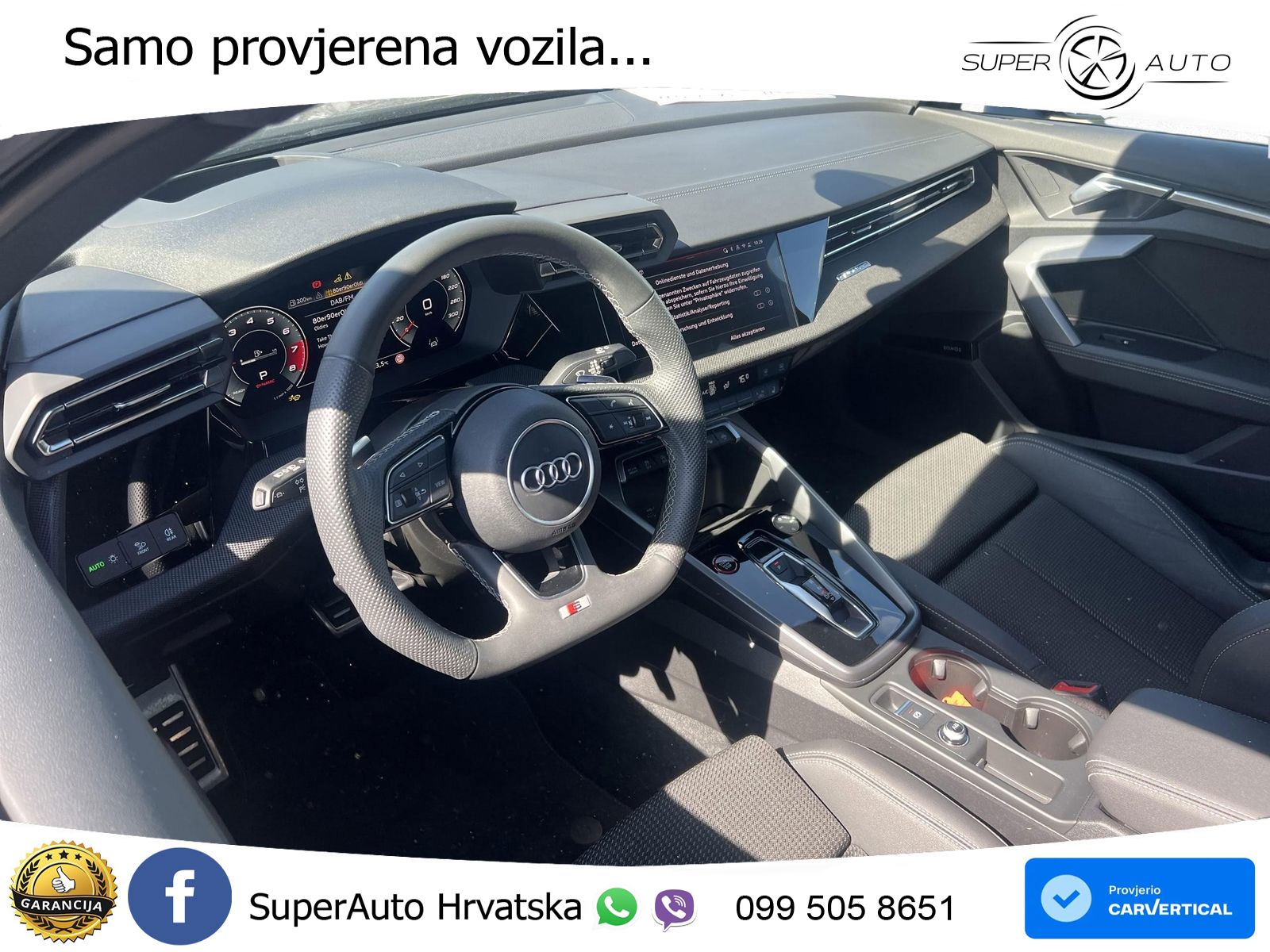 Audi S3 Limuzina 2.0 TFSI (333 KS) quattro S tronic LED+GR SJED+ACC