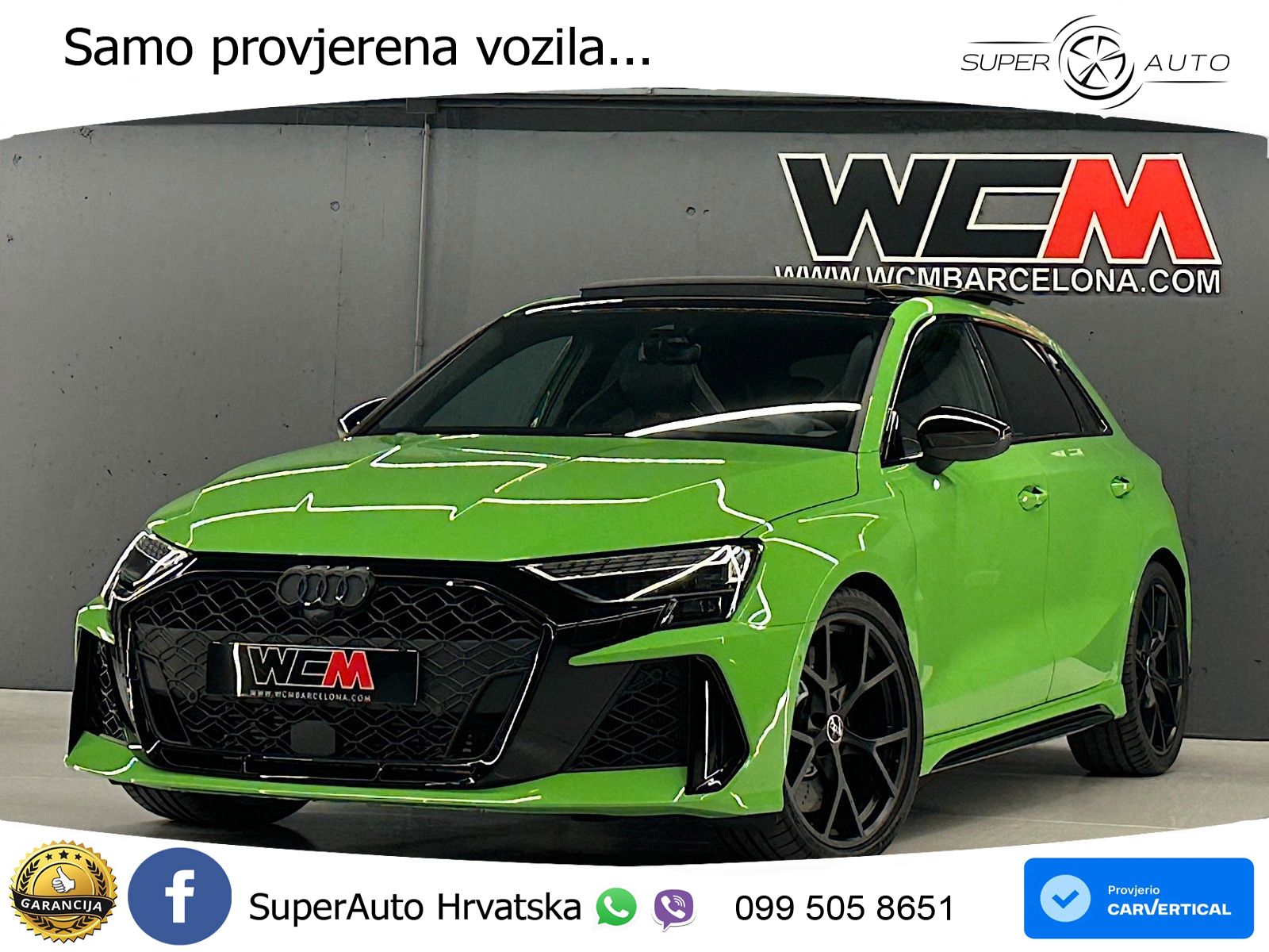 Audi RS3 Sedan 2.5 TFSI (400 KS) quattro S tronic LED+ACC