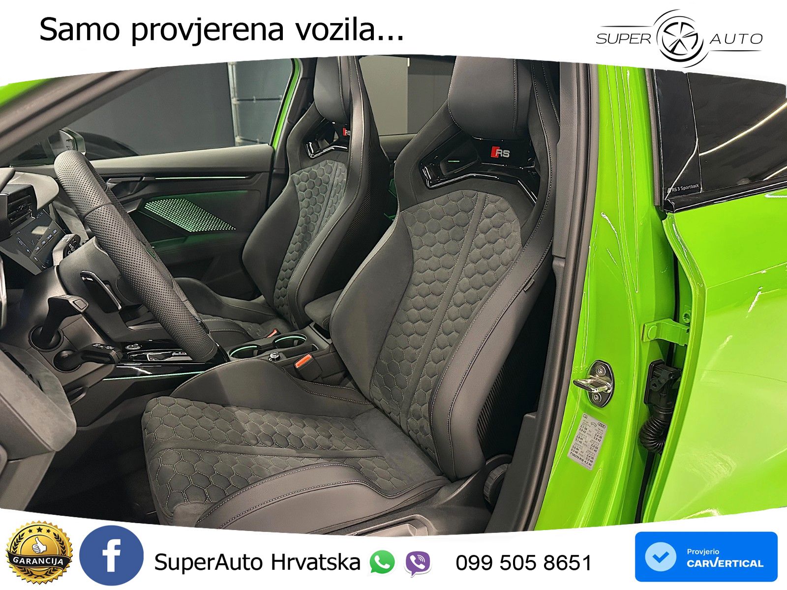 Audi RS3 Sedan 2.5 TFSI (400 KS) quattro S tronic LED+ACC