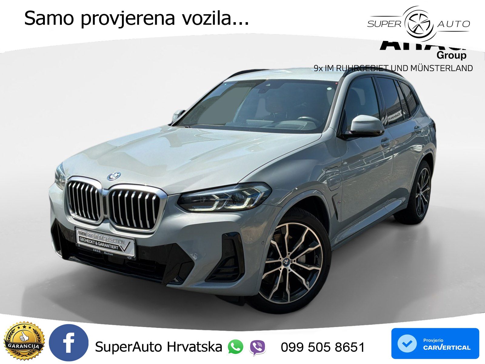 BMW X3 30e xDrive Steptronic M Sport LED+GR SJED+ACC
