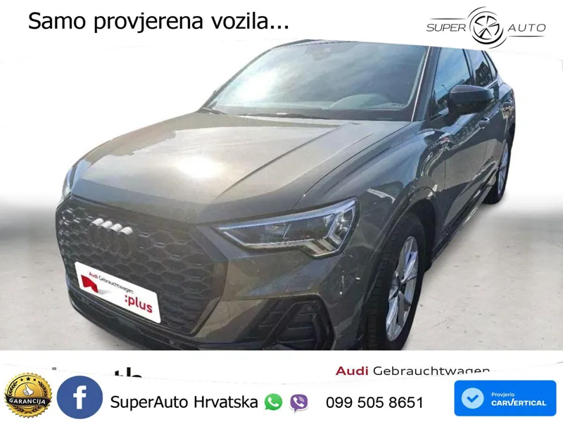 Audi Q3 Sportback 35 TFSI (150 KS) S tronic S line LED+GR SJED+ACC