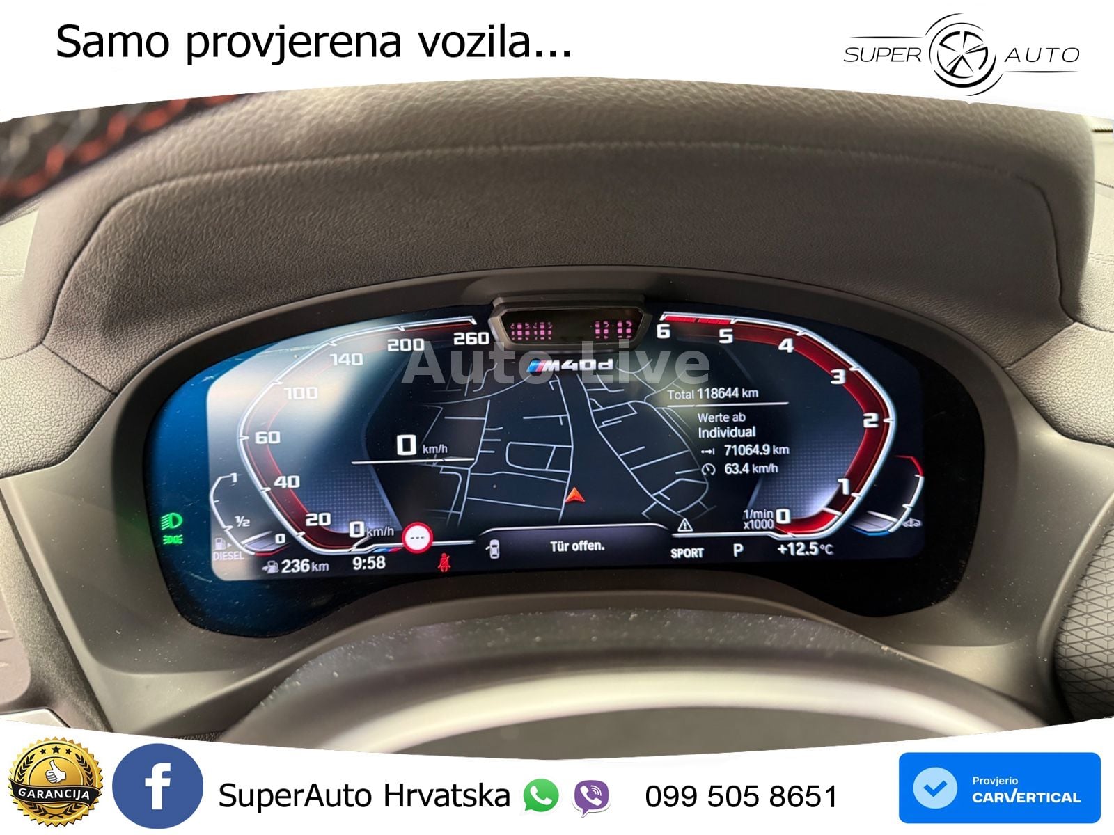 BMW X3 M40d xDrive Steptronic LED+GR SJED+ACC