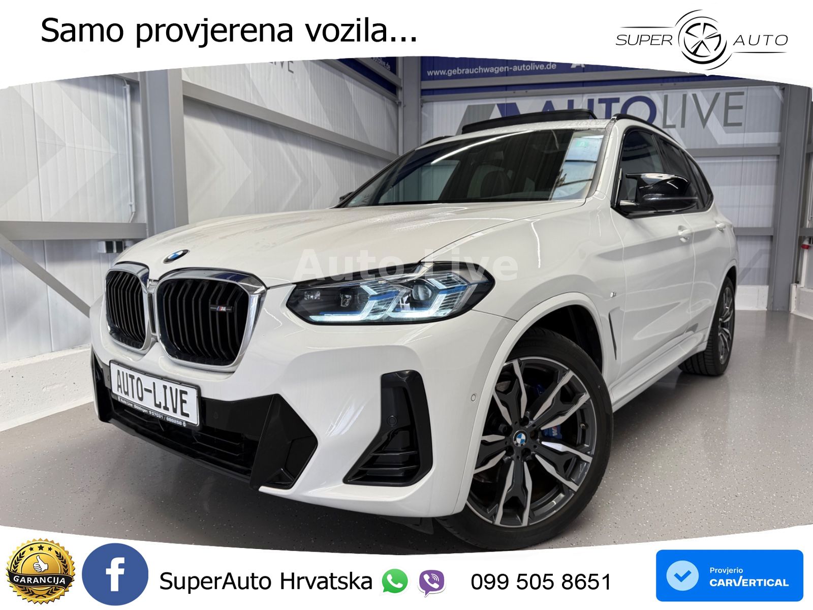 BMW X3 M40d xDrive Steptronic LED+GR SJED+ACC
