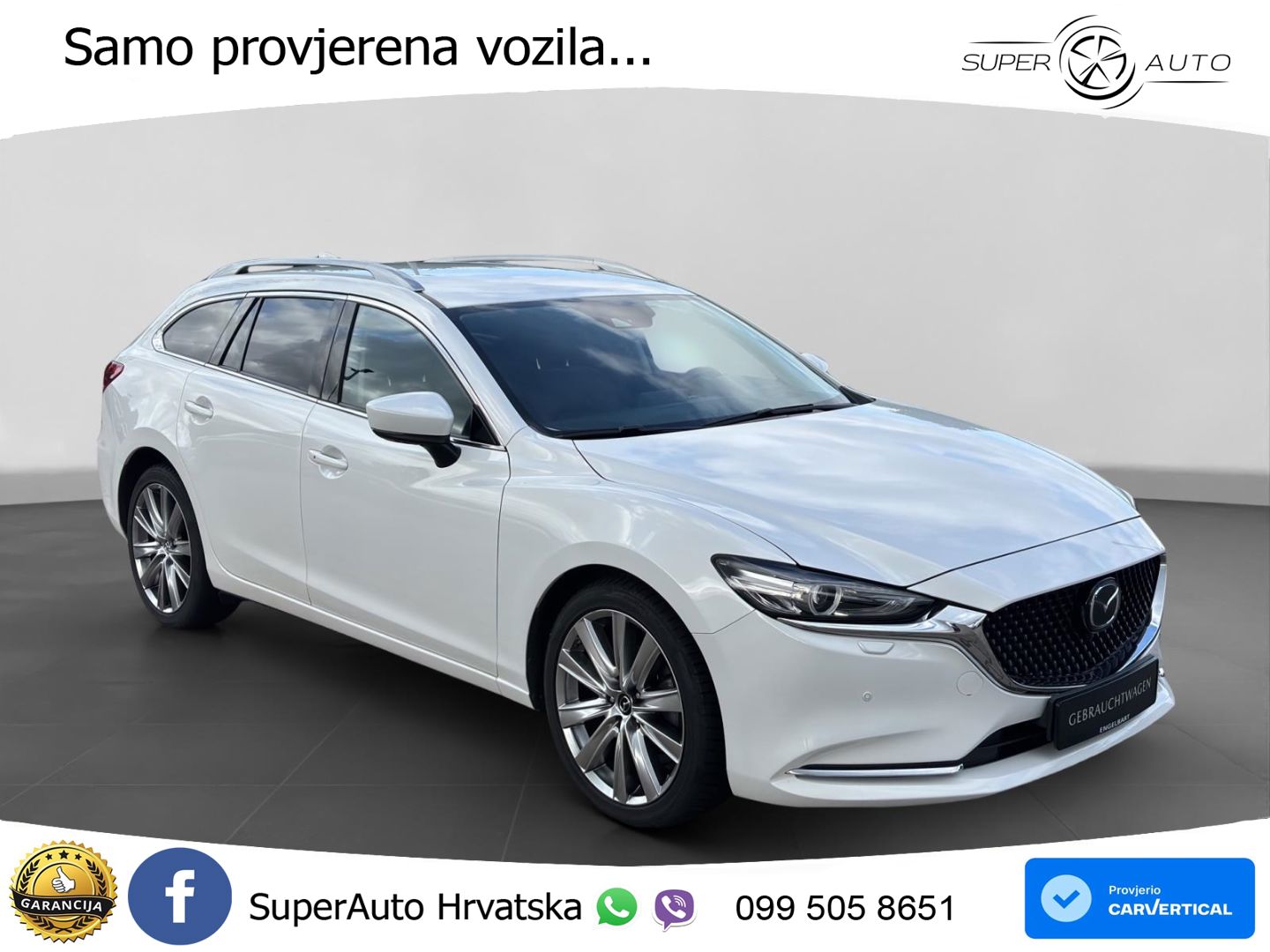 Mazda 6 Sport Combi 2.0 SKYACTIV-G (165 KS) SKYACTIV-Drive MATRIX+GR SJED+KAM