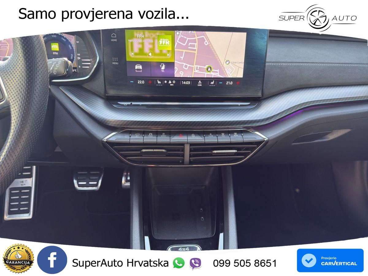 Škoda Octavia Combi RS 2.0 TDI (200 KS) 4x4 DSG MATRIX+GR SJED+KAM