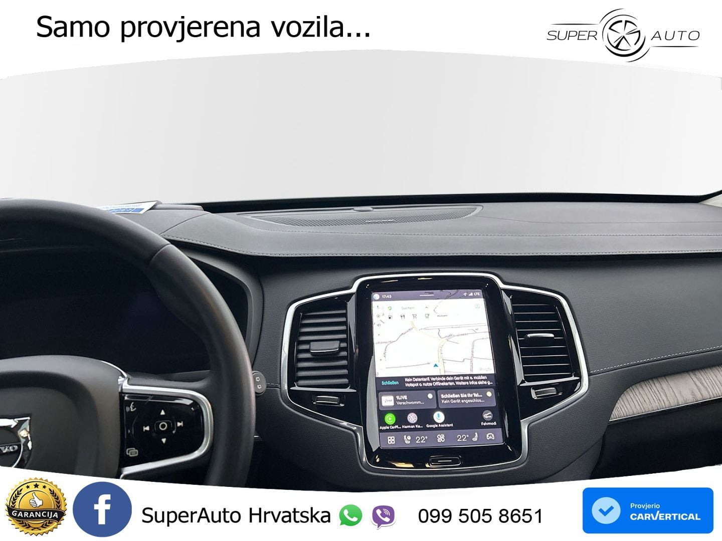 Volvo XC90 2.0 B5 Diesel AWD Automatic ACC+HEAD+4xGR SJED+360+PANO