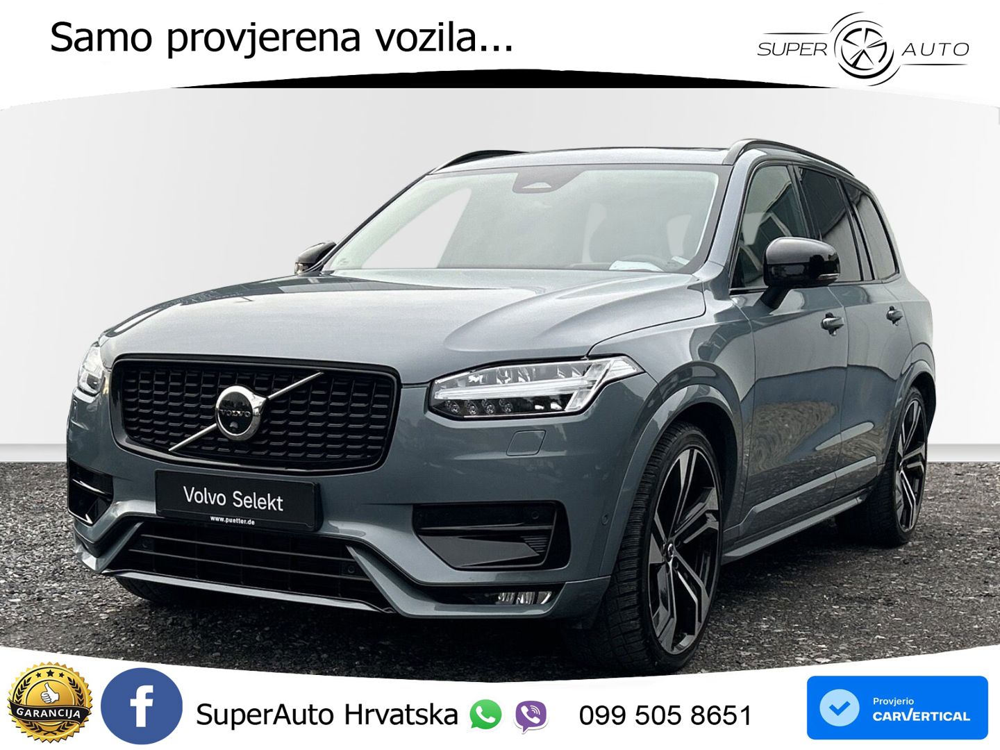Volvo XC90 2.0 B5 Diesel AWD Automatic ACC+HEAD+4xGR SJED+360+PANO