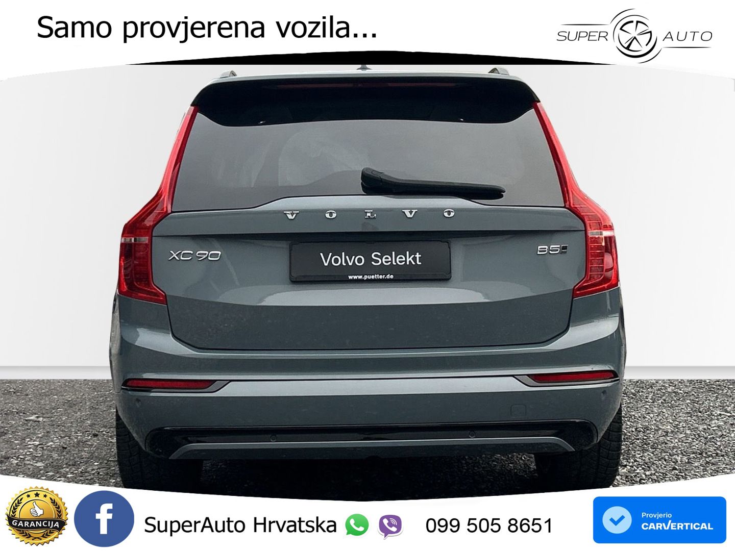 Volvo XC90 2.0 B5 Diesel AWD Automatic ACC+HEAD+4xGR SJED+360+PANO