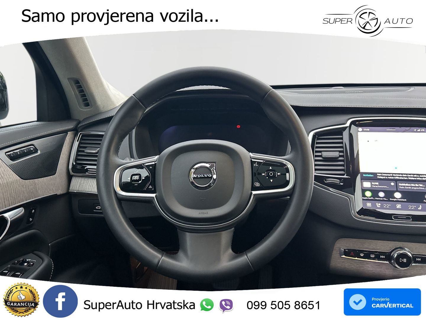 Volvo XC90 2.0 B5 Diesel AWD Automatic ACC+HEAD+4xGR SJED+360+PANO