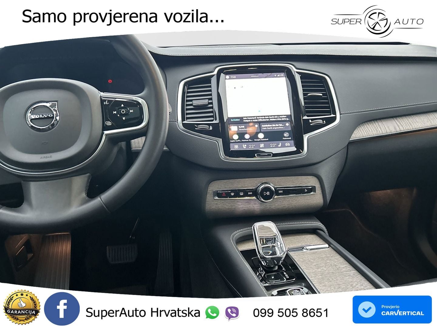 Volvo XC90 2.0 B5 Diesel AWD Automatic ACC+HEAD+4xGR SJED+360+PANO