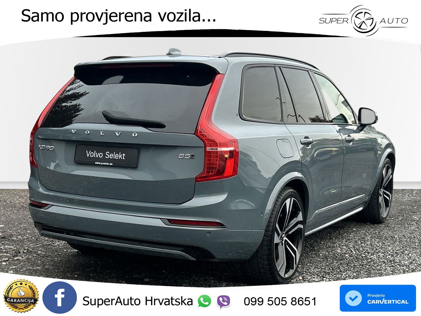 Volvo XC90 2.0 B5 Diesel AWD Automatic ACC+HEAD+4xGR SJED+360+PANO