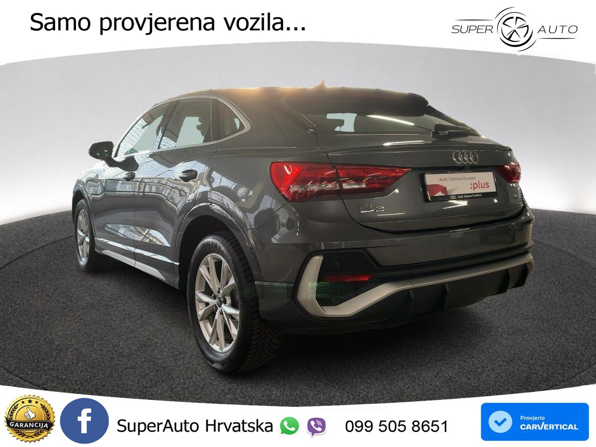 Audi Q3 Sportback 35 TDI (150 KS) quattro S tronic S line LED+GR SJED+ACC