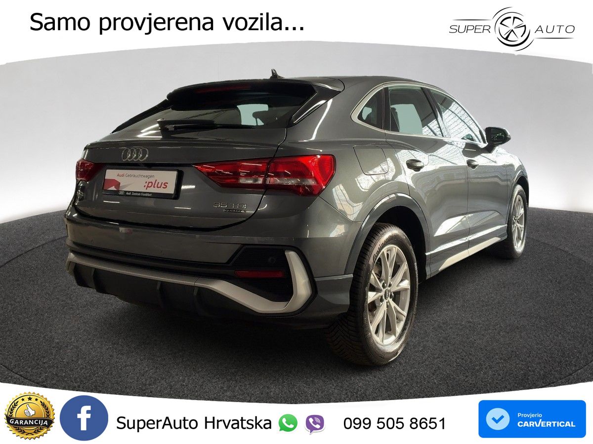 Audi Q3 Sportback 35 TDI (150 KS) quattro S tronic S line LED+GR SJED+ACC