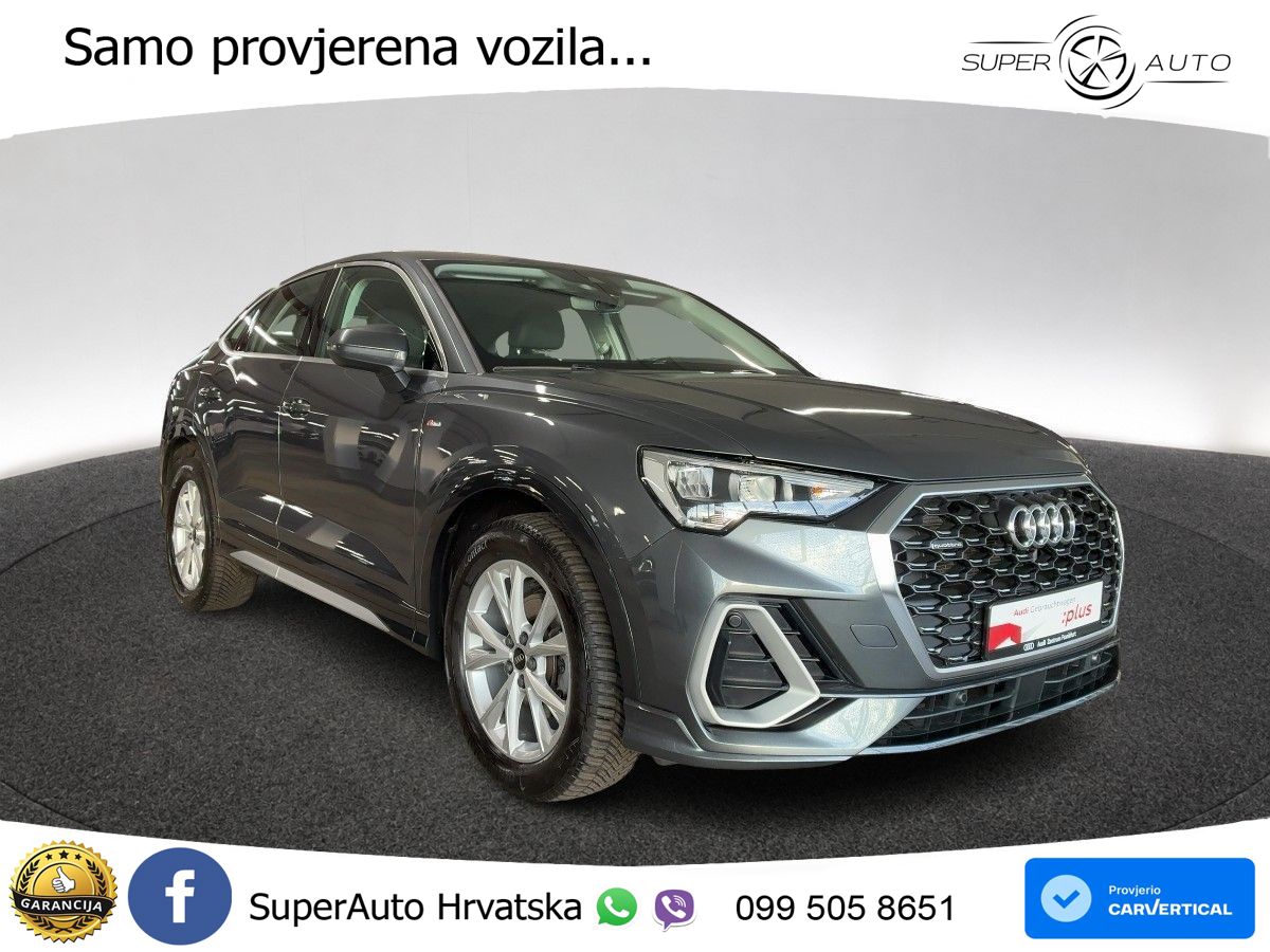 Audi Q3 Sportback 35 TDI (150 KS) quattro S tronic S line LED+GR SJED+ACC