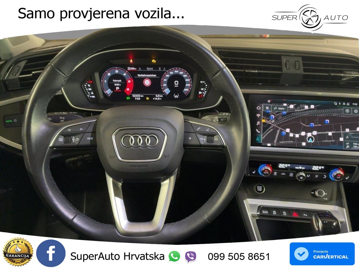 Audi Q3 Sportback 35 TDI (150 KS) quattro S tronic S line LED+GR SJED+ACC