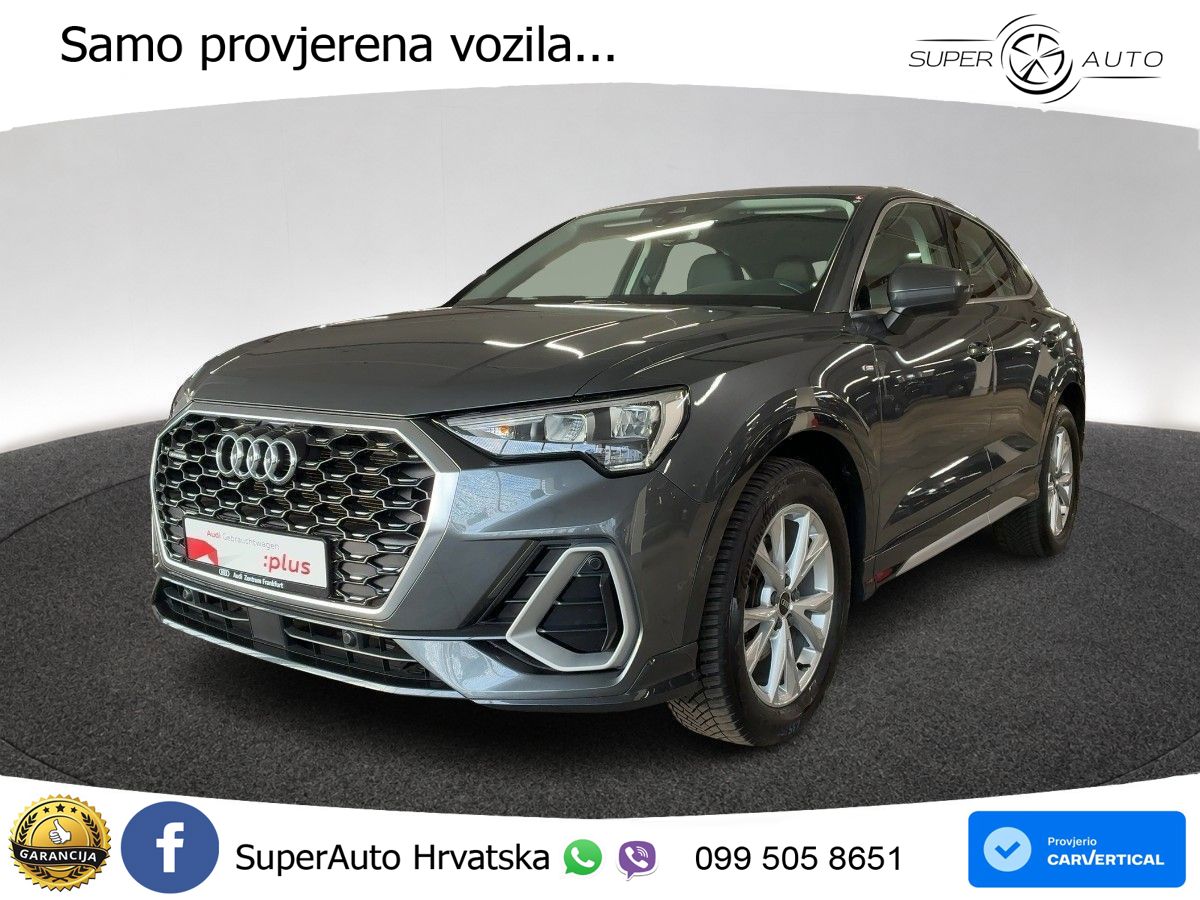 Audi Q3 Sportback 35 TDI (150 KS) quattro S tronic S line LED+GR SJED+ACC