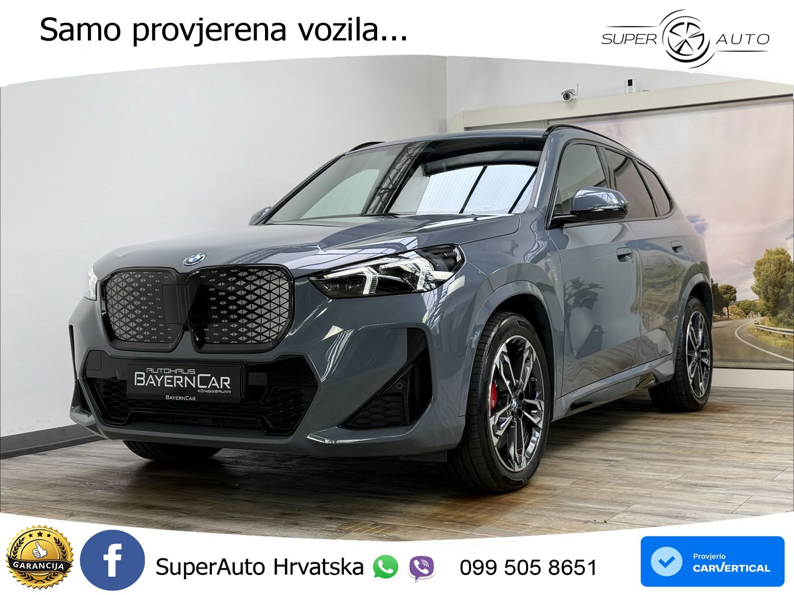 BMW iX1 66.5 kWh (204 KS) eDrive20 M Sport LED+GR SJED+ACC