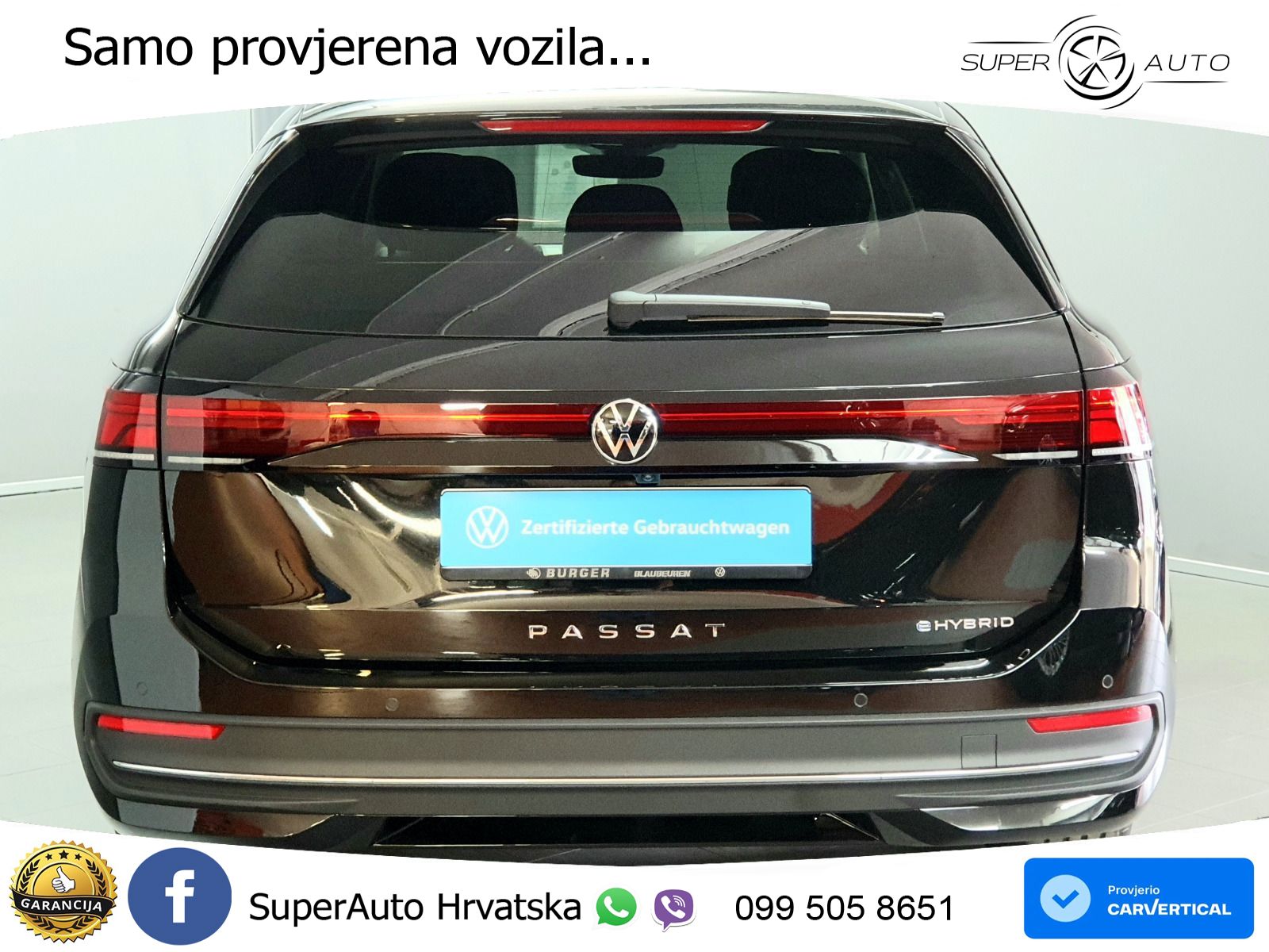 Volkswagen Passat Variant 1.5 TSI (204 KS) eHybrid DSG Business LED+GR SJED+ACC