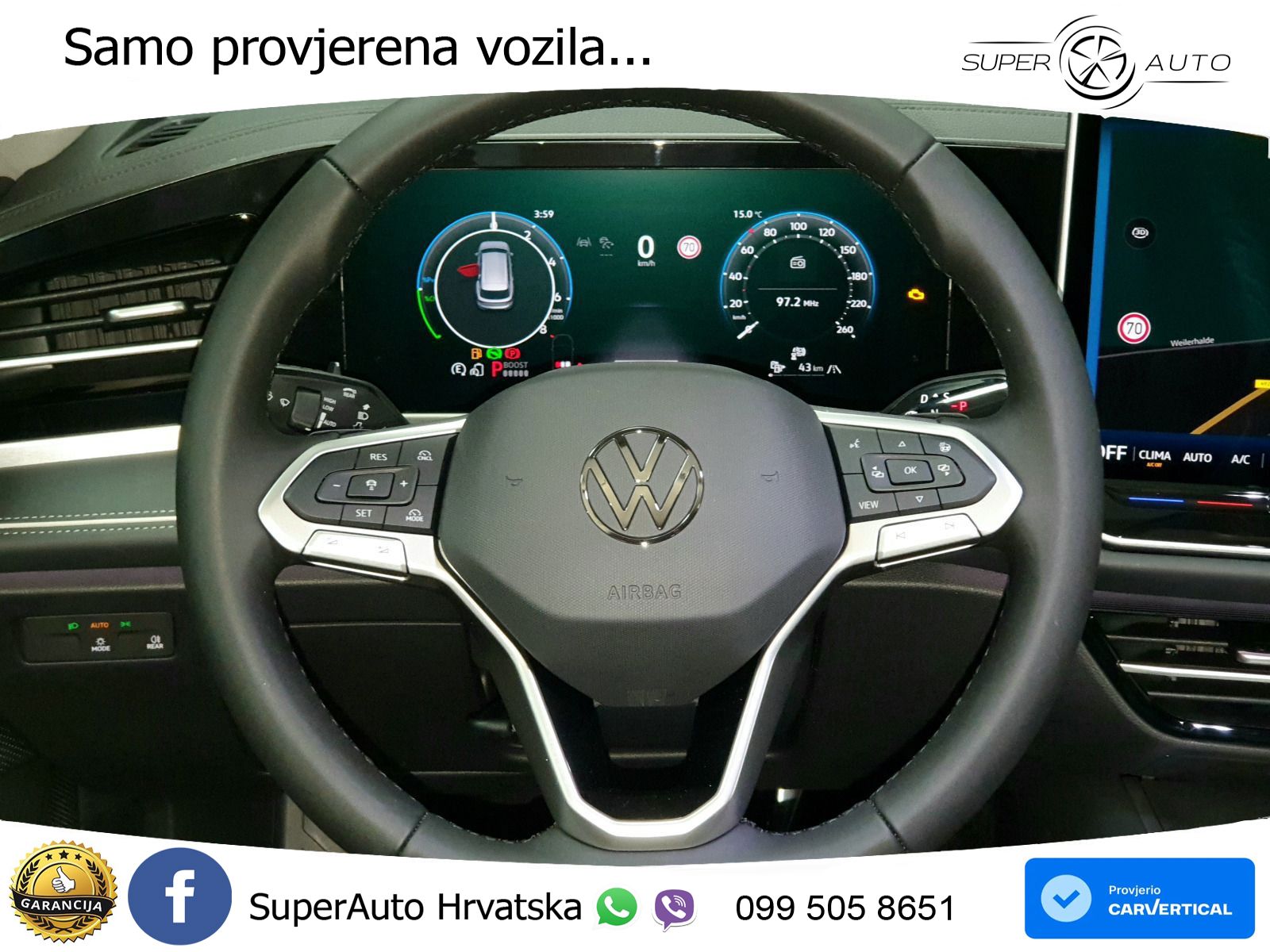 Volkswagen Passat Variant 1.5 TSI (204 KS) eHybrid DSG Business LED+GR SJED+ACC
