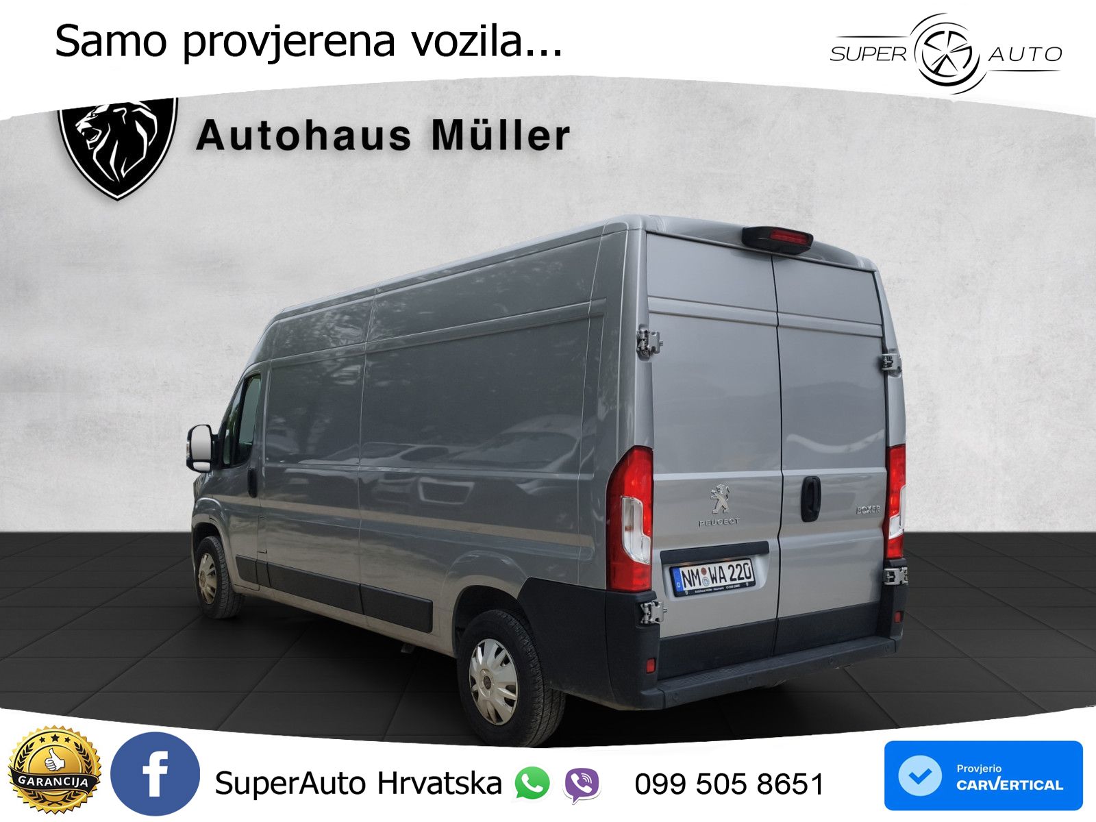 Peugeot Boxer Kasten 335 L3H2 165PS Navi Kamera 165 KS
