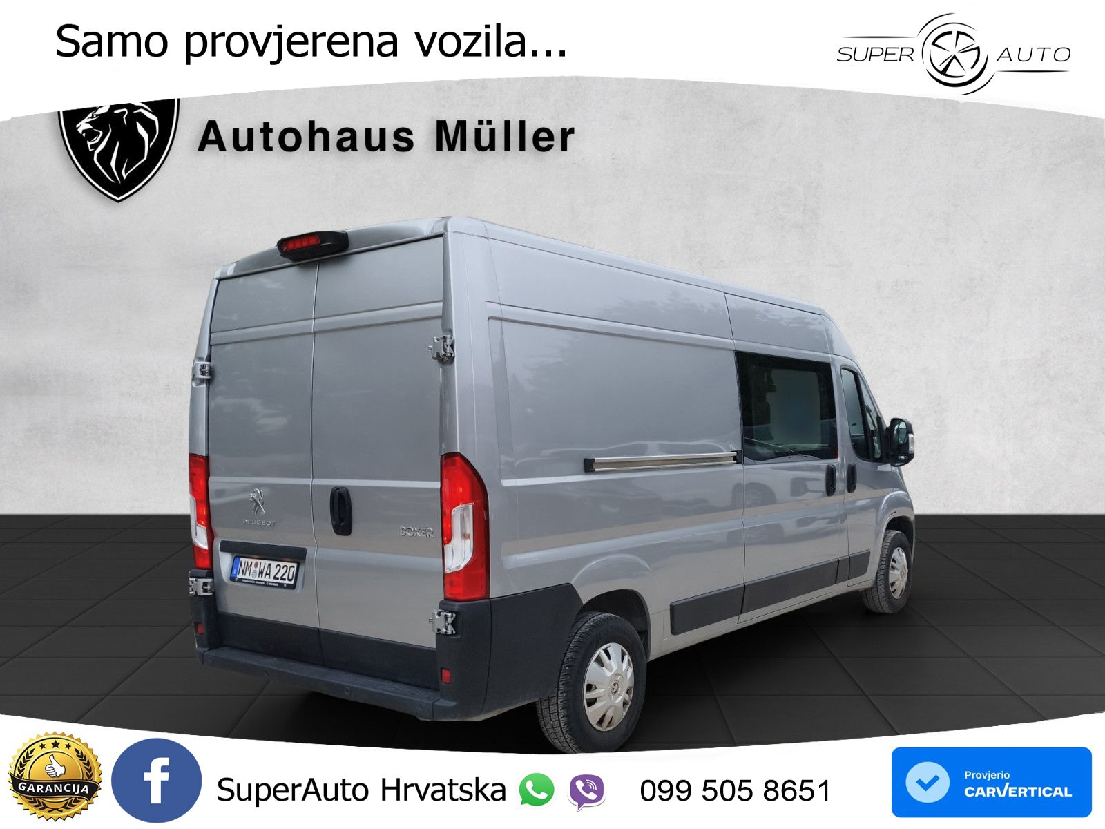 Peugeot Boxer Kasten 335 L3H2 165PS Navi Kamera 165 KS