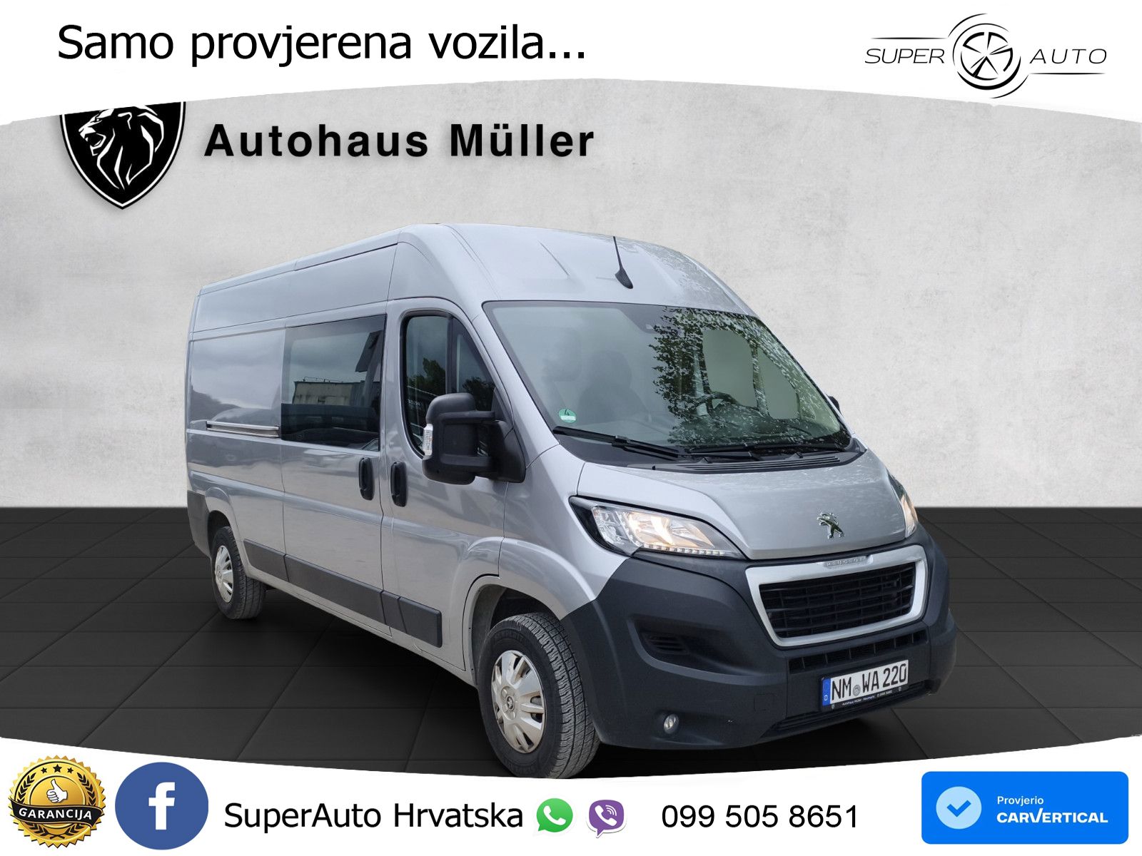 Peugeot Boxer Kasten 335 L3H2 165PS Navi Kamera 165 KS
